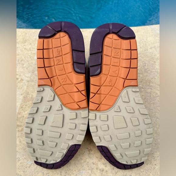 Nike Air Max 1 Patta Waves Monarch - Size 4 Men’s, 5.5 Women’s - Picture 7 of 8